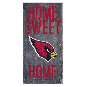 Arizona Cardinals --- Home Sweet Home Wood Sign