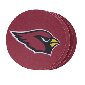Arizona Cardinals --- Neoprene Coasters 4-pk