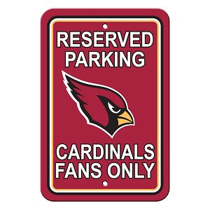 Arizona Cardinals --- Reserved Parking Sign