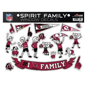 Arizona Cardinals --- Spirit Family Window Decal