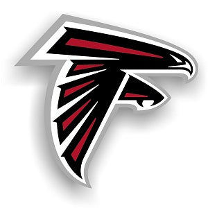 Atlanta Falcons --- 12in Logo Magnet