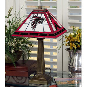Atlanta Falcons --- Stained Glass Lamp