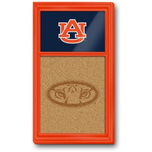 Auburn Tigers --- Dual Logo Cork Note Board