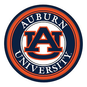 Auburn Tigers --- Modern Disc Wall Sign