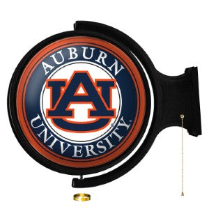 Auburn Tigers --- Original Round Rotating Lighted Wall Sign