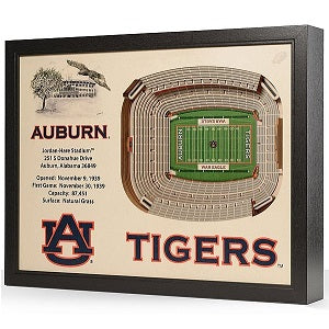 Auburn Tigers --- 25-Layer StadiumView 3D Wall Art