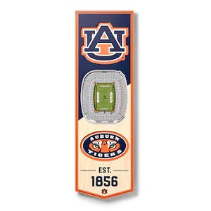 Auburn Tigers --- 3-D StadiumView Banner - Small