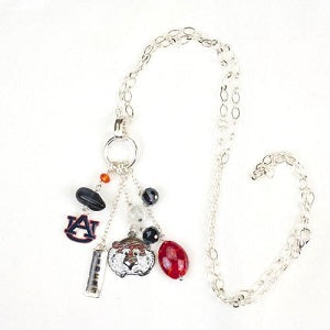 Auburn Tigers --- Cluster Necklace