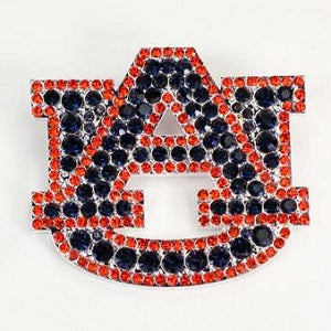 Auburn Tigers --- Crystal Logo Pin