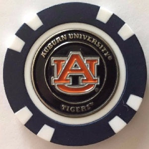 Auburn Tigers --- Poker Chip Ball Marker