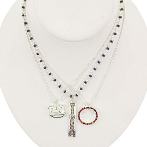 Auburn Tigers --- Trio Necklace