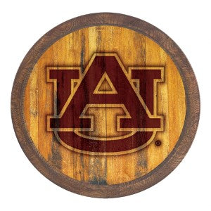 Auburn Tigers (branded) --- Faux Barrel Top Sign