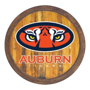 Auburn Tigers (eyes) --- Faux Barrel Top Sign