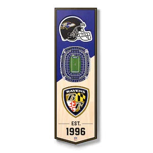 Baltimore Ravens --- 3-D StadiumView Banner - Small