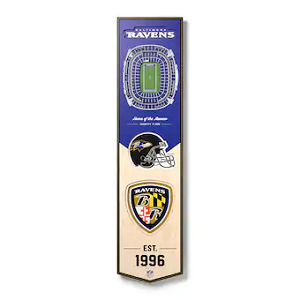 Baltimore Ravens --- 3-D StadiumView Banner - Large