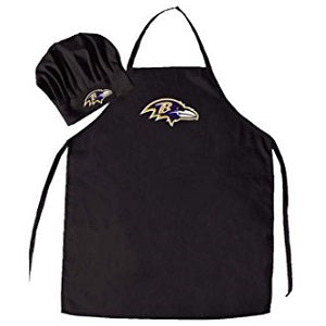 Baltimore Ravens --- Apron and Chef Hat