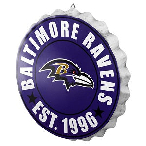 Baltimore Ravens --- Bottle Cap Sign