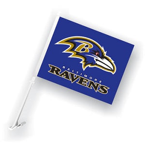 Baltimore Ravens --- Car Flag