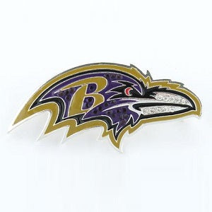 Baltimore Ravens --- Crystal Logo Pin