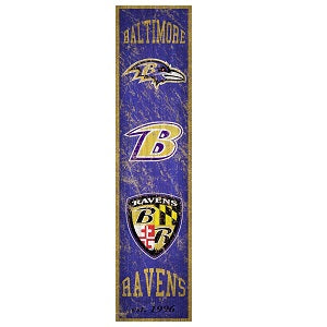 Baltimore Ravens --- Distressed Heritage Banner