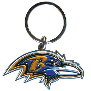 Baltimore Ravens --- Enameled Key Ring