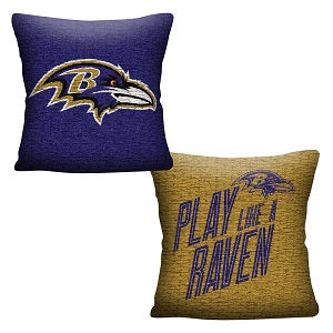 Baltimore Ravens --- Invert Woven Pillow