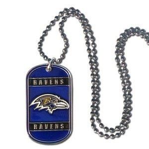 Baltimore Ravens --- Neck Tag Necklace