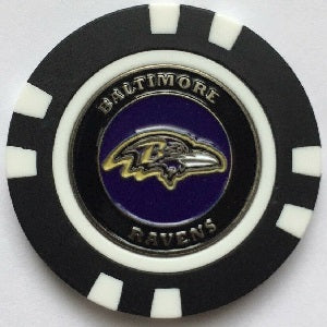 Baltimore Ravens --- Poker Chip Ball Marker