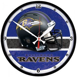 Baltimore Ravens --- Round Wall Clock