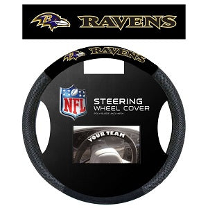 Baltimore Ravens --- Steering Wheel Cover