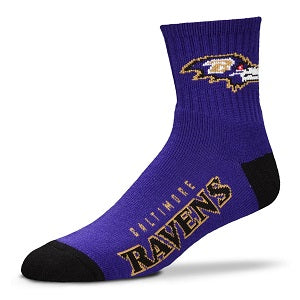 Baltimore Ravens --- Team Color Crew Socks
