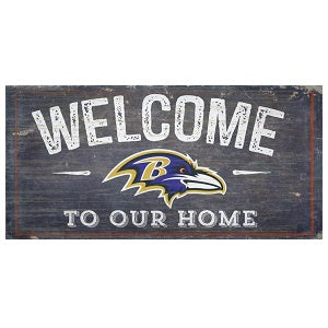 Baltimore Ravens --- Welcome to Our Home Sign