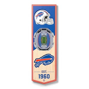 Buffalo Bills --- 3-D StadiumView Banner - Small