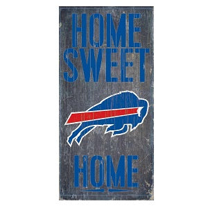 Buffalo Bills --- Home Sweet Home Wood Sign