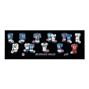 Buffalo Bills --- Legacy Uniform Plaque