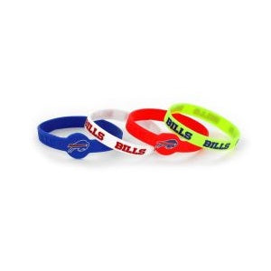 Buffalo Bills --- Silicone Bracelets 4-pk