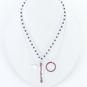 Buffalo Bills --- Trio Necklace