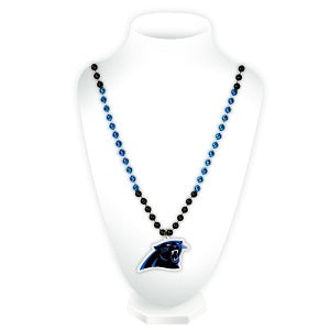 Carolina Panthers --- Mardi Gras Beads