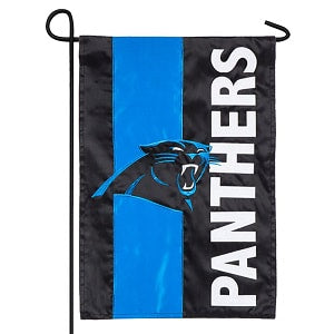 Carolina Panthers --- Embroidered Logo Applique Flag