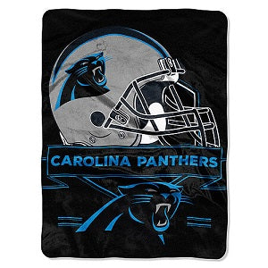 Carolina Panthers --- Royal Plush Prestige Design Blanket