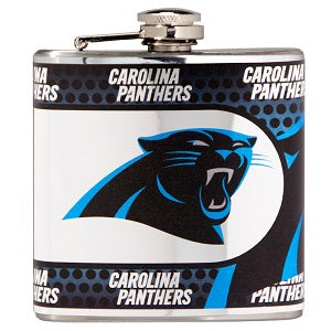 Carolina Panthers --- Stainless Steel Flask