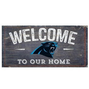 Carolina Panthers --- Welcome to Our Home Sign