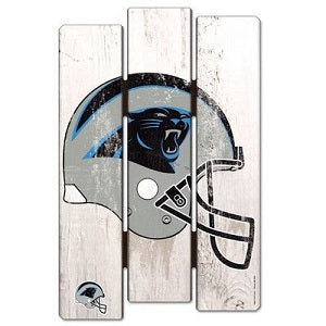 Carolina Panthers --- Wood Fence Sign