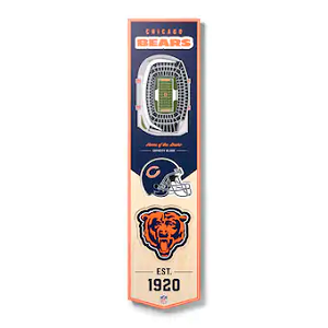 Chicago Bears --- 3-D StadiumView Banner - Large