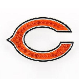 Chicago Bears --- Crystal Logo Pin