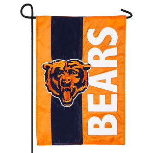 Chicago Bears --- Embroidered Logo Applique Flag