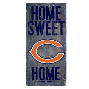 Chicago Bears --- Home Sweet Home Wood Sign
