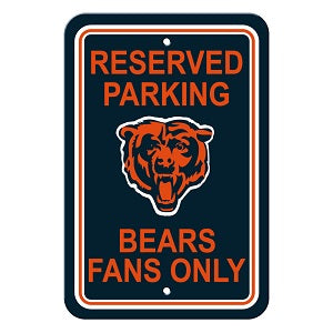 Chicago Bears --- Reserved Parking Sign