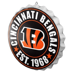 Cincinnati Bengals --- Bottle Cap Sign