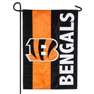 Cincinnati Bengals --- Embroidered Logo Applique Flag